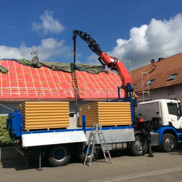 Isolation de la toiture par l'extérieur d'une maison à ossature bois sarking - Beinheim, 67930, Bas-Rhin, Alsace